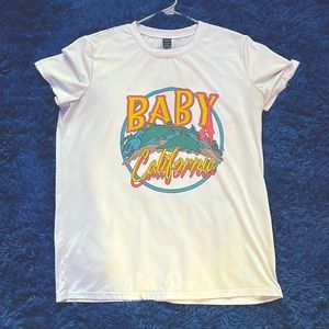 White “baby” tshirt from SHEIN